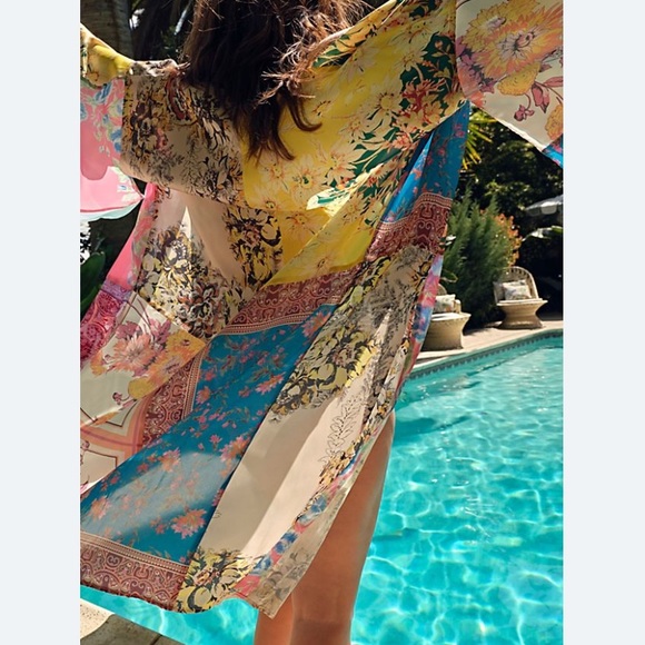 Free People Patched With Love Robe Kimono - Picture 5 of 5